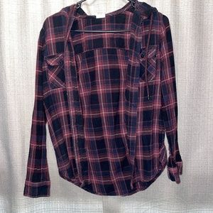 Flannel with HOODIE